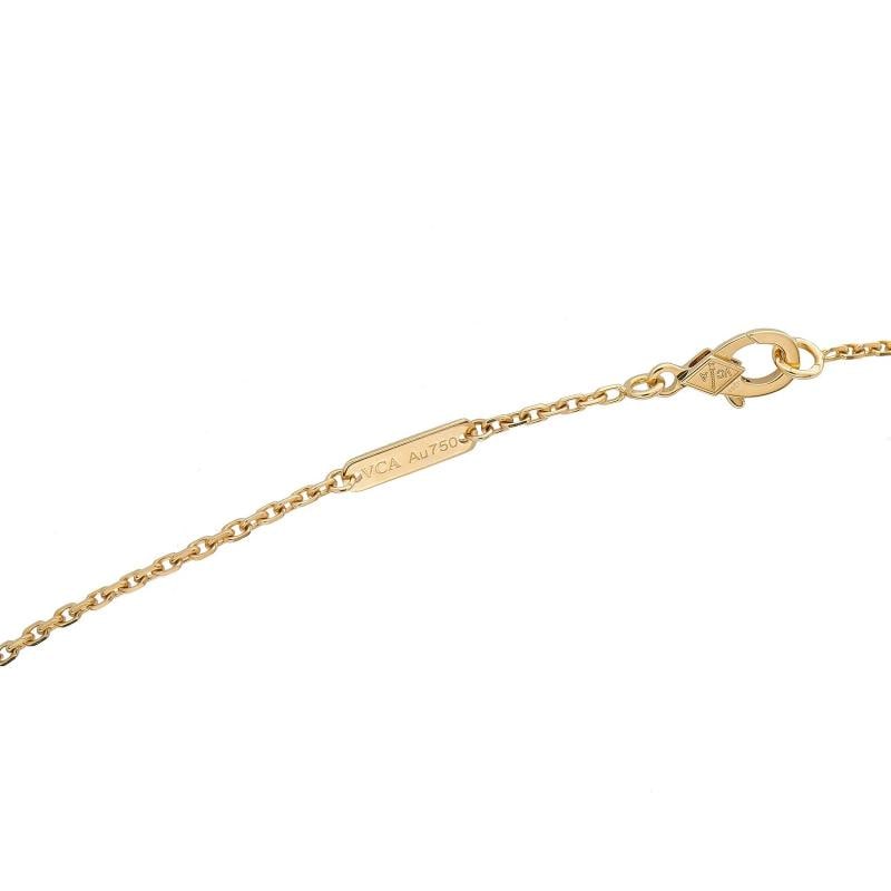 Van Cleef & Arpels Two Butterfly 18K Yellow Gold Diamond and Sapphire Necklace - 3