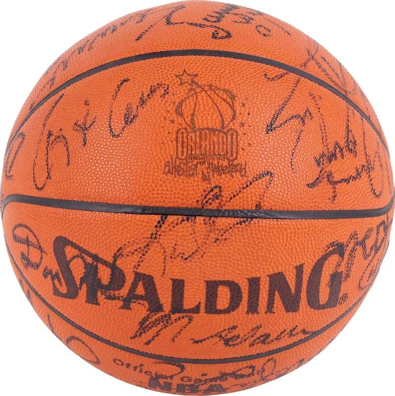 Michael Jordan 1992 All Star Game Signed Basketball Team USA Dream Team PSA - 2