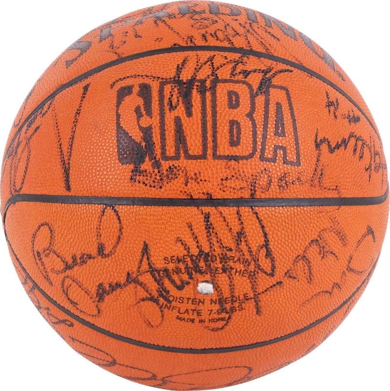 Michael Jordan 1992 All Star Game Signed Basketball Team USA Dream Team PSA - 3
