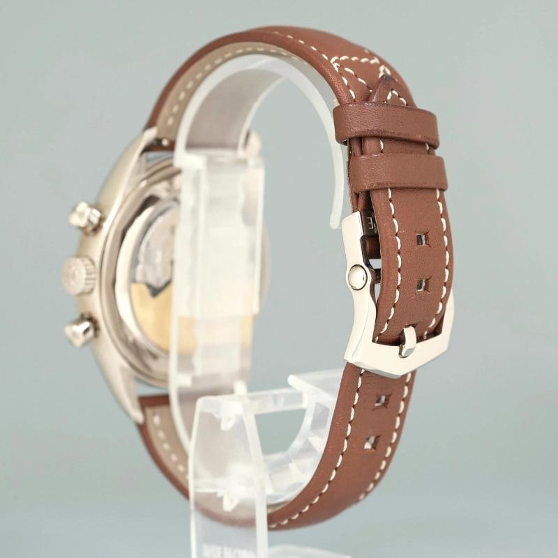 2018 PAPERS MINT Patek Philippe 5960G White Gold Chrono Blue Calendar 40.5mm - 4