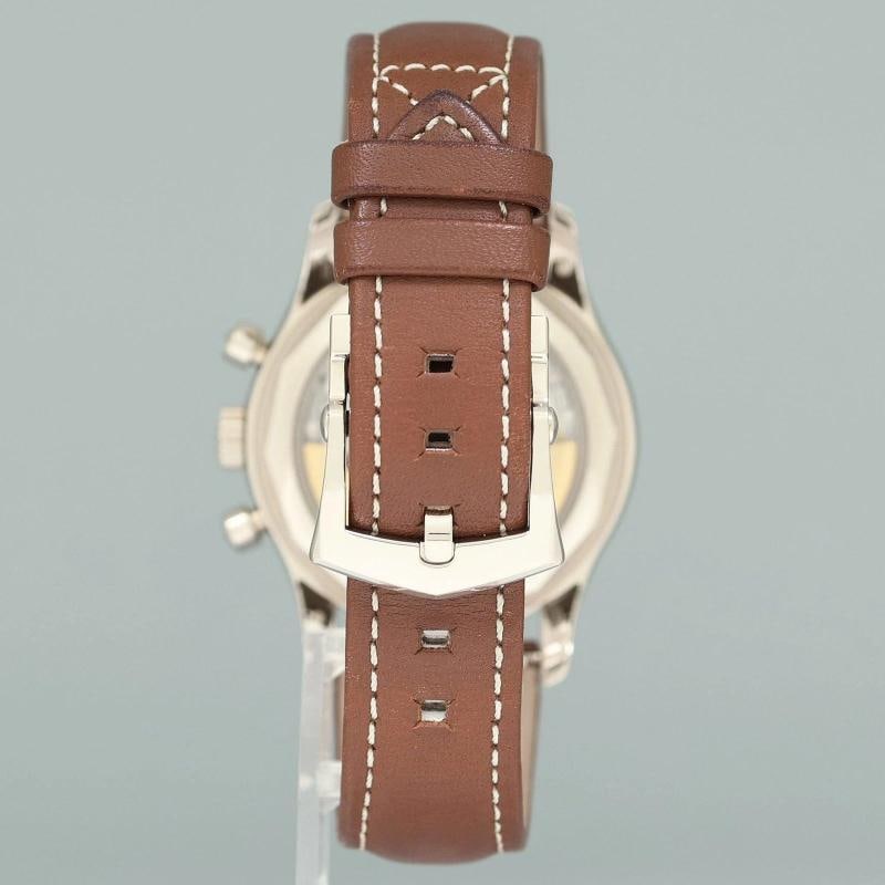 2018 PAPERS MINT Patek Philippe 5960G White Gold Chrono Blue Calendar 40.5mm - 5