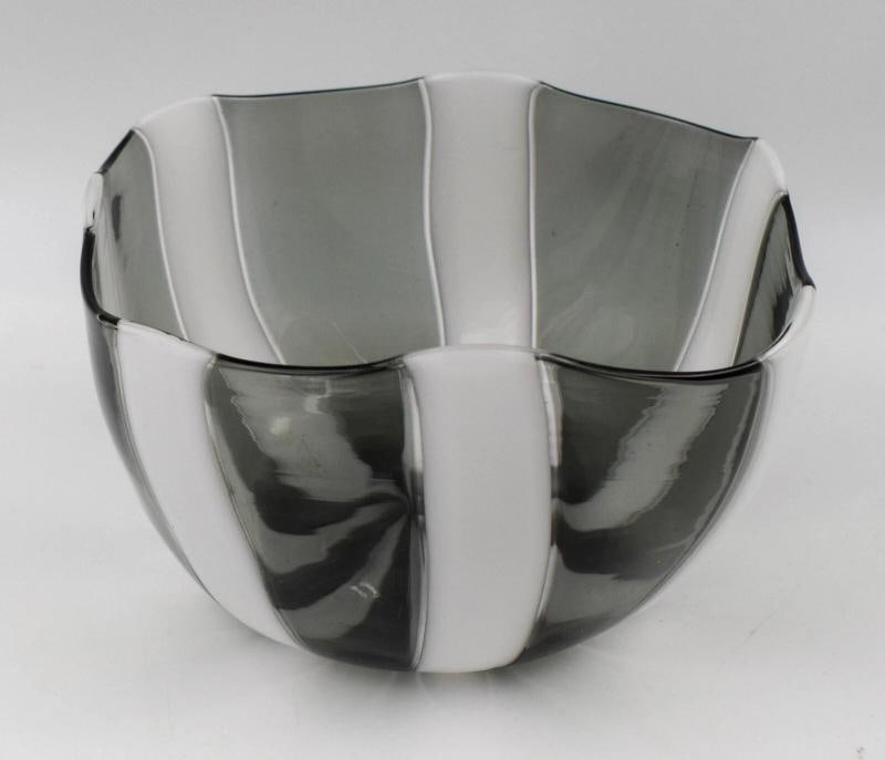 Venini Murano Italia Art Glass Bowl - Fulvio Bianconi, Circa 1950 (1 of 6)