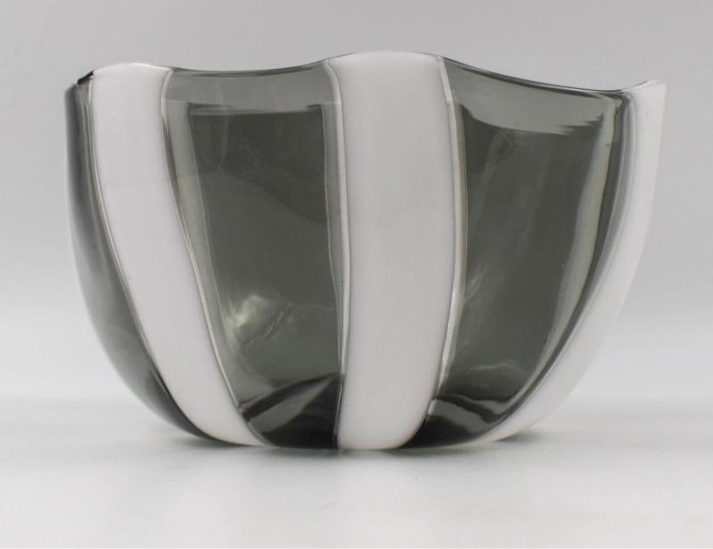 Venini Murano Italia Art Glass Bowl - Fulvio Bianconi, Circa 1950 - 2