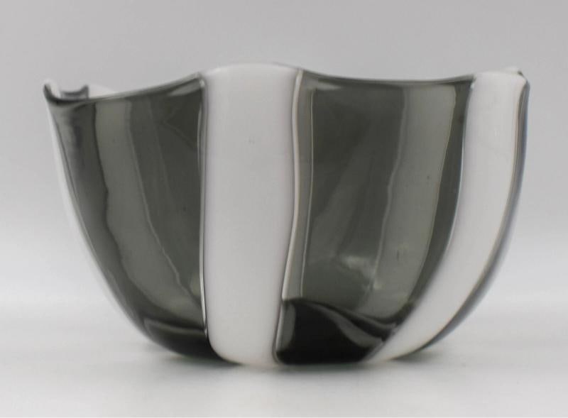 Venini Murano Italia Art Glass Bowl - Fulvio Bianconi, Circa 1950 - 3