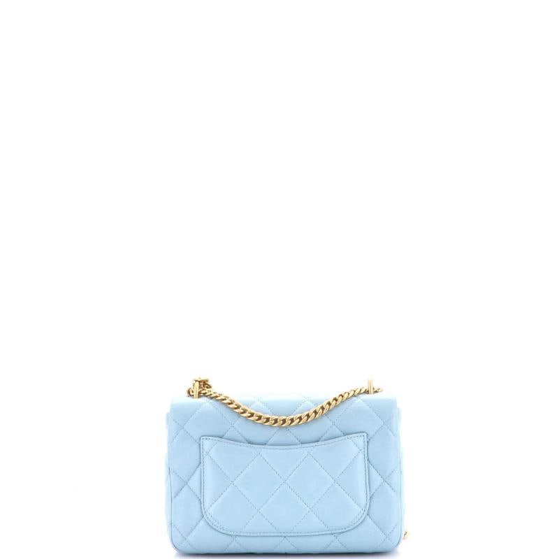 Chanel Pending CC Square Flap Bag Quilted Lambskin Small - 3