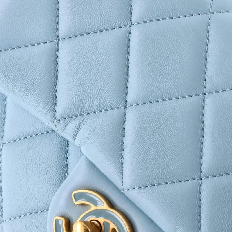 Chanel Pending CC Square Flap Bag Quilted Lambskin Small - 6