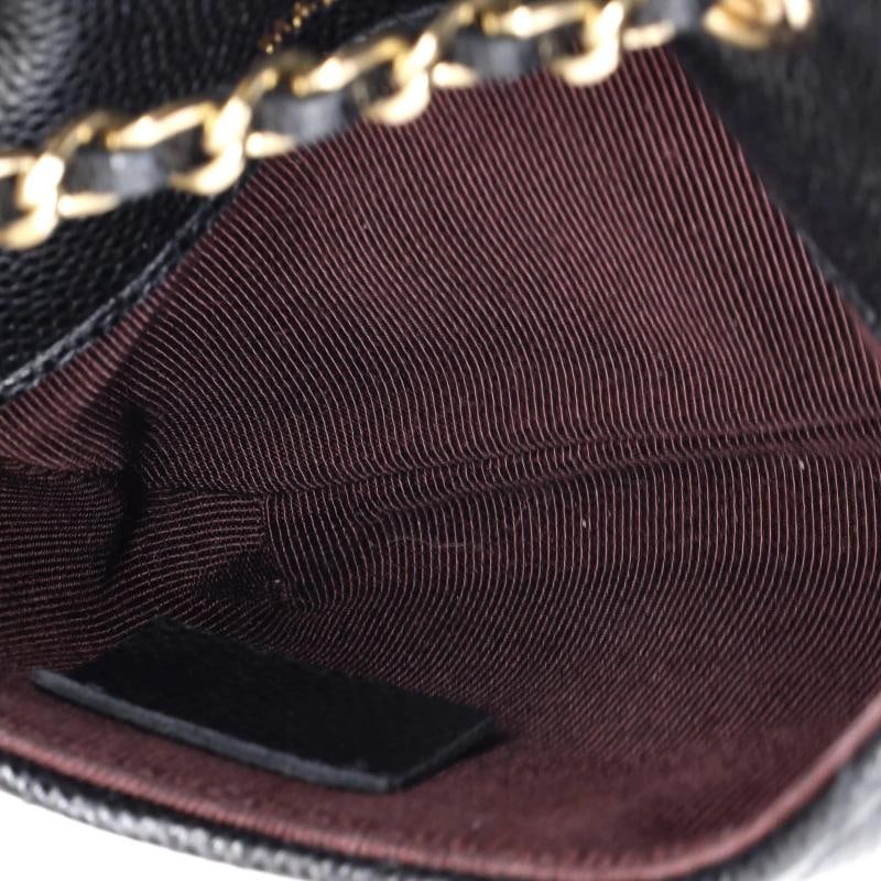 Chanel Classic Flap Chain Belt Bag Quilted Caviar Mini - 5