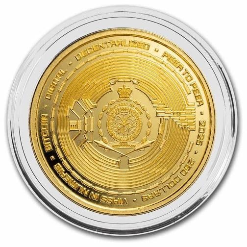 2025 Niue 1 oz Gold $250 Bitcoin BU - 5
