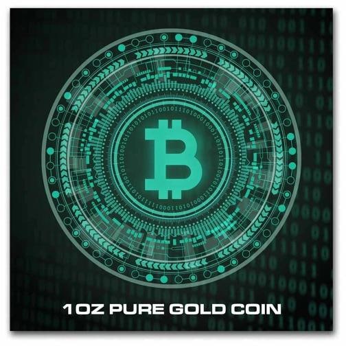 2025 Niue 1 oz Gold $250 Bitcoin BU - 8