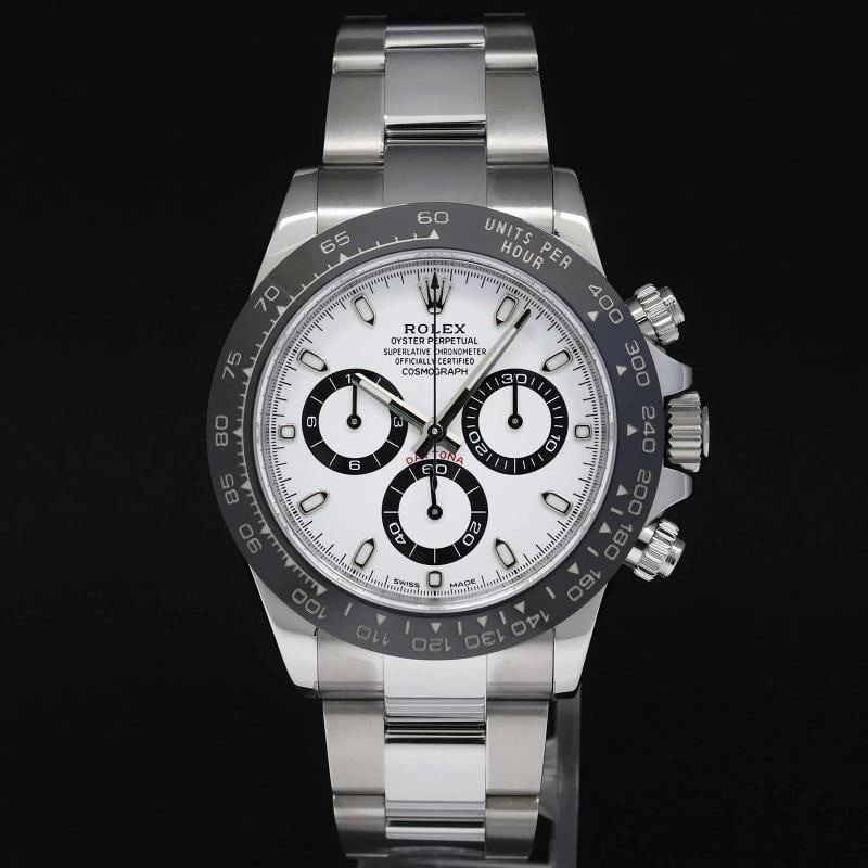 MINT PAPERS Rolex Daytona 116500LN White Ceramic Panda Chrono 40mm Steel Watch - 2