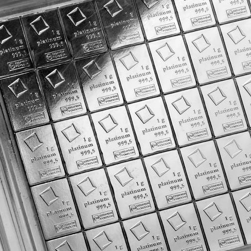 50x 1 gram Platinum CombiBarÃ¢â€žÂ¢ - Valcambi (In Assay) - 3