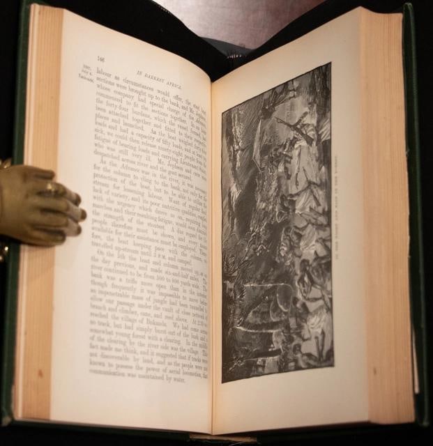 1891 In Darkest Africa Henry Stanley Fine Binding Illustrated Large Folding Maps - 11
