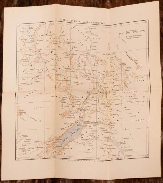 1891 In Darkest Africa Henry Stanley Fine Binding Illustrated Large Folding Maps - 18