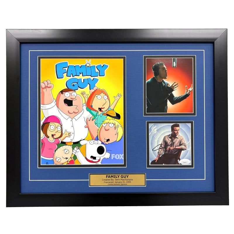 Seth MacFarlane Signed Family Guy 5x5 Photo Framed Autographed JSA / COA: Country of Origin: United States,Personalize: No,Industry: Television,Signed by: Seth MacFarlane,Signed: Yes,Autograph Authentication: James Spence (JSA),Object Type: Cut,Original/Reproduction: