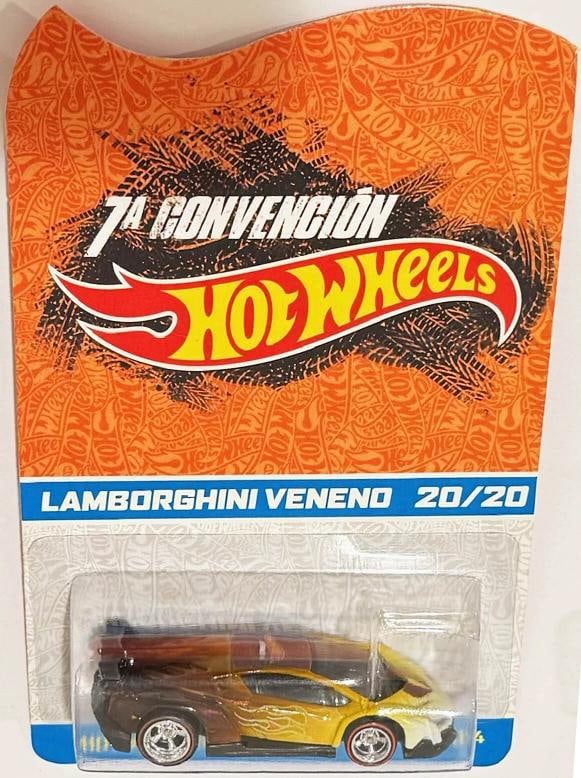 Lamborghini VENENO Hot Wheels 2014 Mexico Convention 20/20: Condition: New: A brand-new, unused, unopened, undamaged item (including handmade items). ,Autographed: No,Vehicle Make: Lamborghini,Vehicle Type: Car,Color: Yellow,Material: diecast,Scale: 1:64,Year