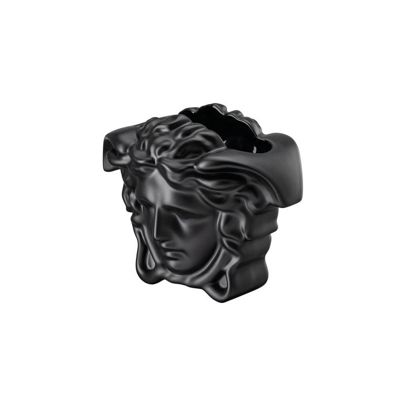 Versace Rosenthal Medusa Grande Vase 15 cm(5.91") Black- - 2