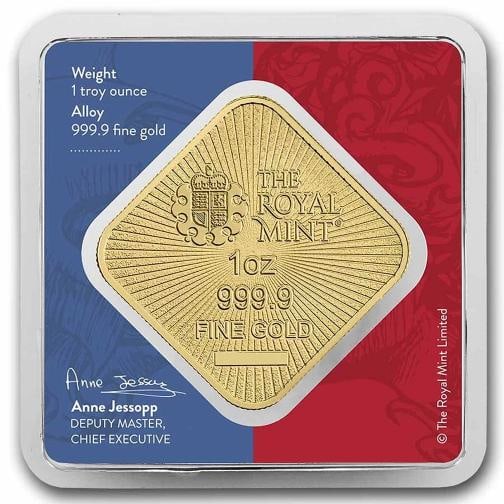 1 oz Gold Bar - The Royal Mint Britannia & Liberty - 5