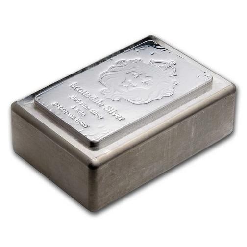 1 kilo Silver Bar - Scottsdale Mint StackerÃ‚Â® - 2