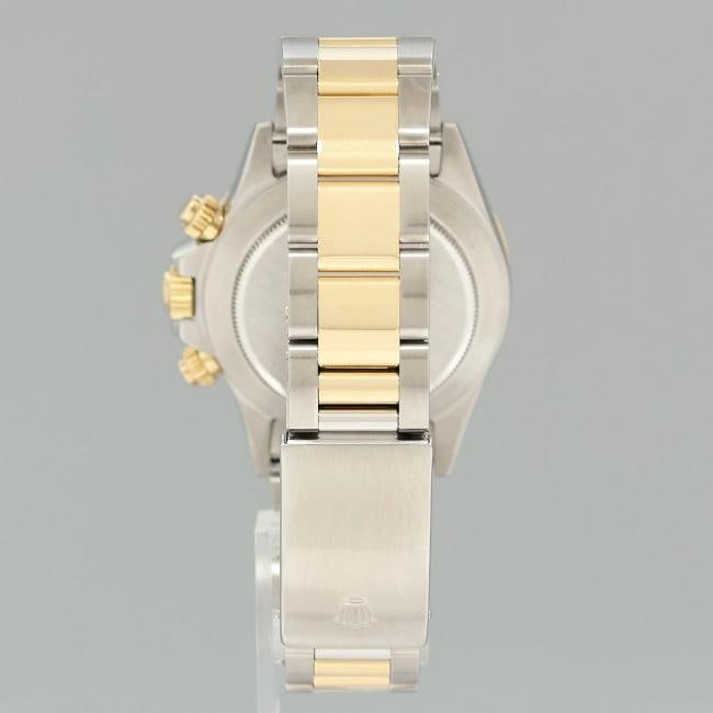 MINT Rolex Daytona 16523 Zenith Black Chrono Yellow Gold Two Tone Watch Box - 5