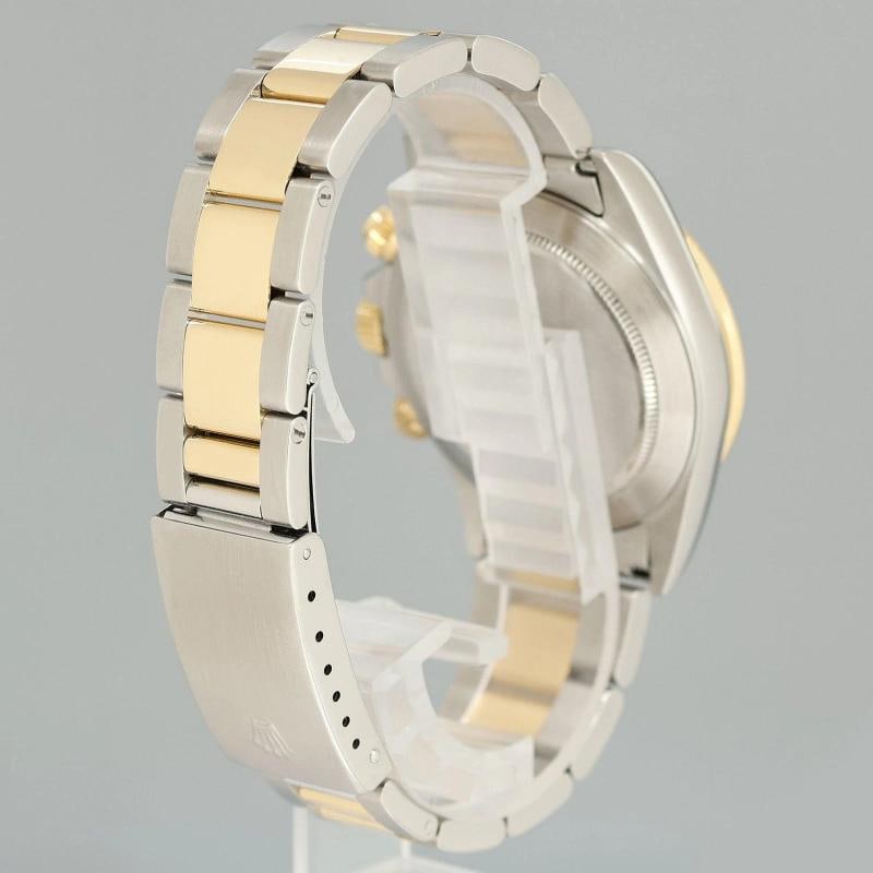 MINT Rolex Daytona 16523 Zenith Black Chrono Yellow Gold Two Tone Watch Box - 6