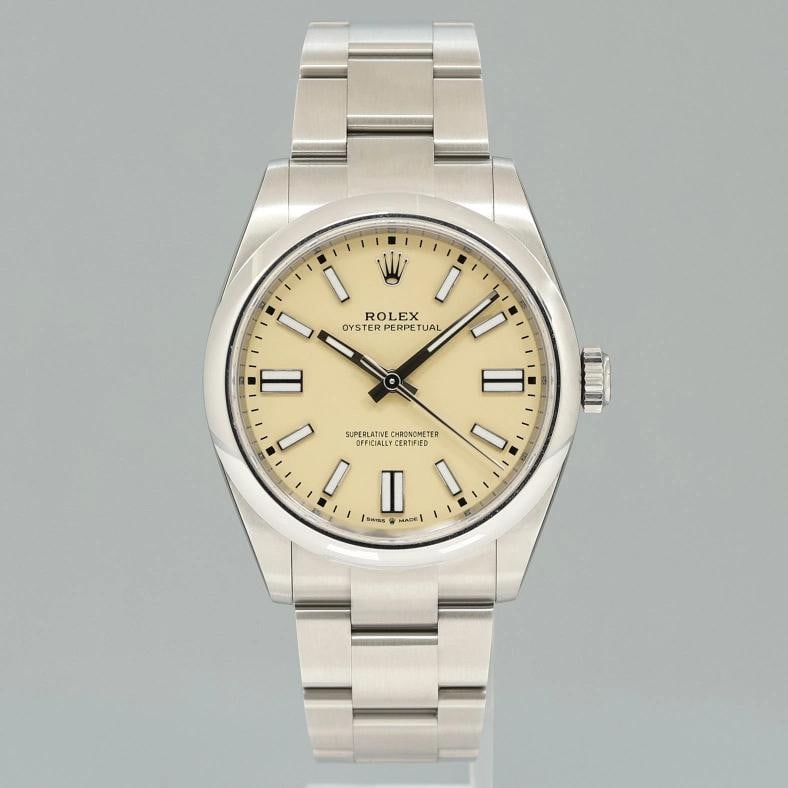 FEB 2026 NEW PAPERS Rolex Oyster 134300 Perpetual 41mm Beige Watch Box - 2