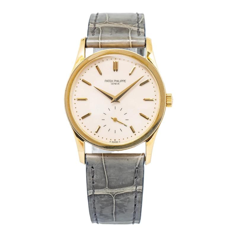 Patek Philippe Calatrava 3796SJ RARE 18k YG Silver Dial Manual Watch Unisex 31mm: Case Size 31mm Wrist Fit 7inches Box no Papers no Condition Ã¢â‚¬â€ Used - Like New Full Specifications Brand Patek Philippe Model Calatrava Customized No Se