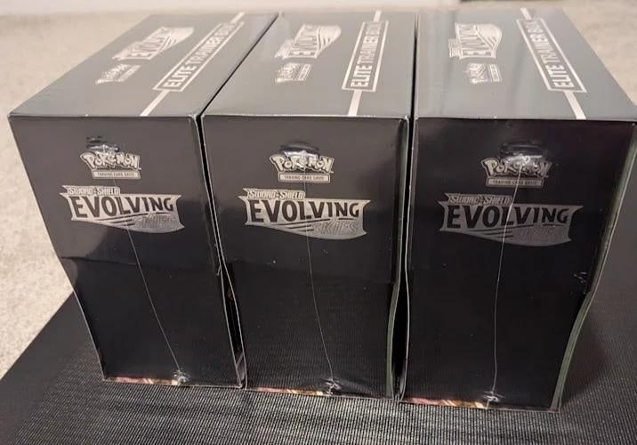 1 box of PokÃƒÂ©mon TCG Evolving Skies Elite Trainer Boxes Sealed ETBs: DESC TEA - 7