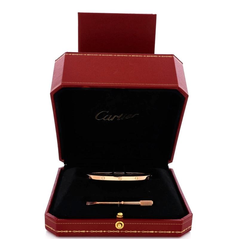 Cartier Love Bracelet 18K Rose Gold Small - 2