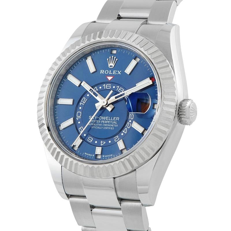 Rolex Sky-Dweller Blue Dial Steel Oyster Watch 336934 - 2