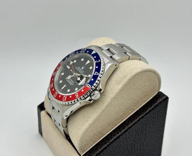 Rolex GMT Master 16700 40mm Pepsi Red and Blue Bezel Stainless Steel - 3