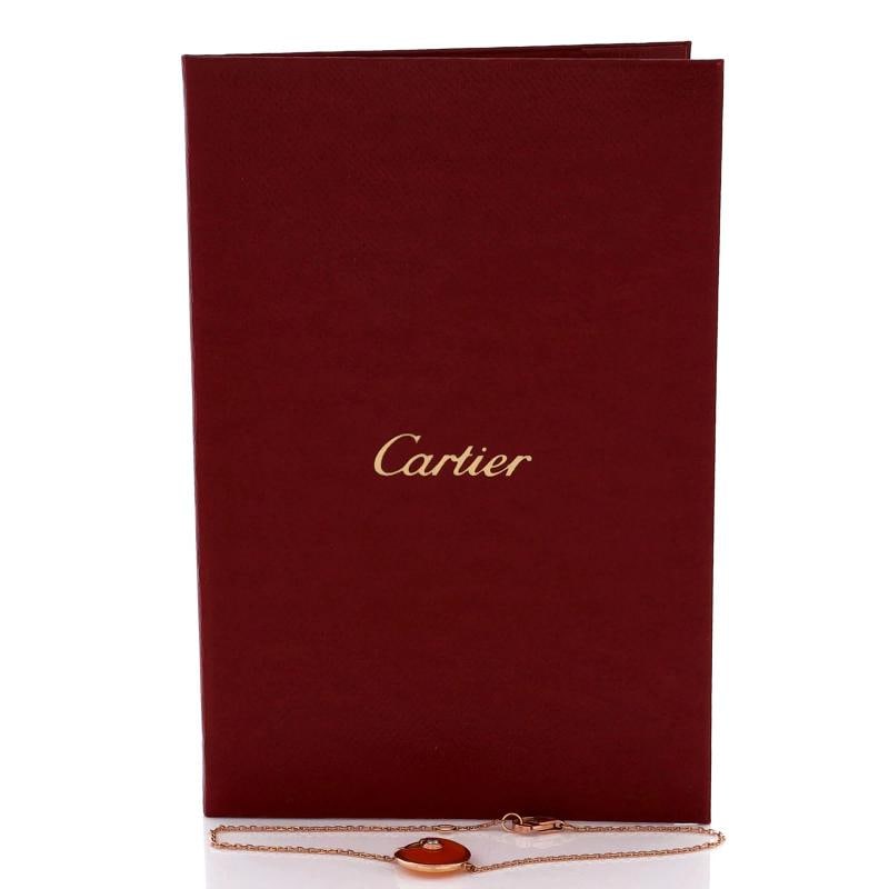 Cartier Amulette de Cartier Bracelet 18K Rose Gold with Diamond and Carnelian XS - 2