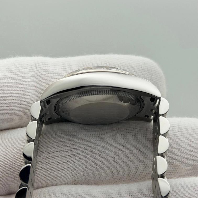 Rolex Datejust Midsize 178274 31mm Silver Diamond Dial Steel Jubilee Box Paper - 5