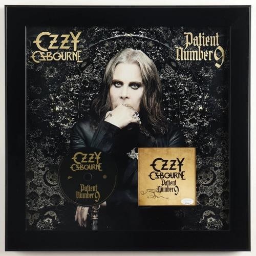 Ozzy Osbourne Signed CD Patient No. 9 Custom Framed JSA COA Black Sabbath (1 of 2)