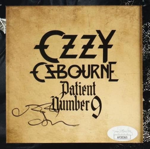 Ozzy Osbourne Signed CD Patient No. 9 Custom Framed JSA COA Black Sabbath - 2