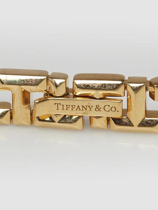 Tiffany & Co. 18k Yellow Gold Tiffany T True Bracelet Size Small - 5