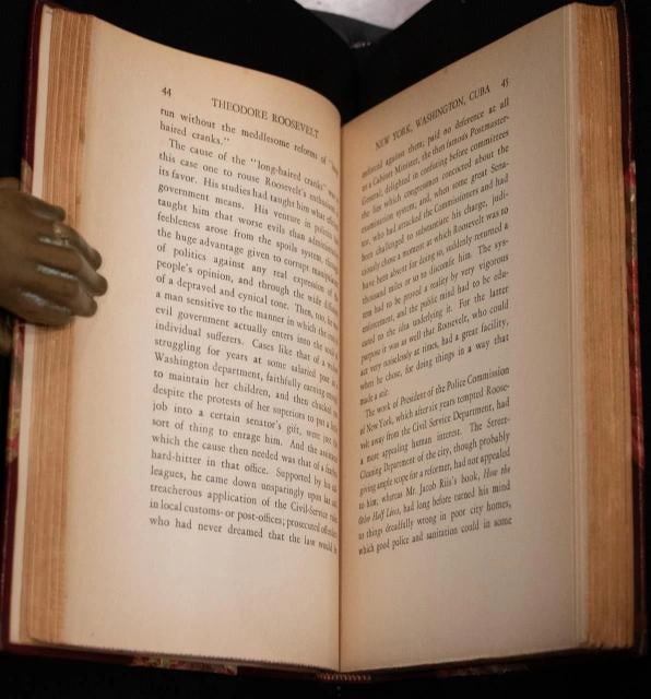 1923 Theodore Roosevelt by Lord Charnwood 1st Edition Leather Bound by Lauriat - 7