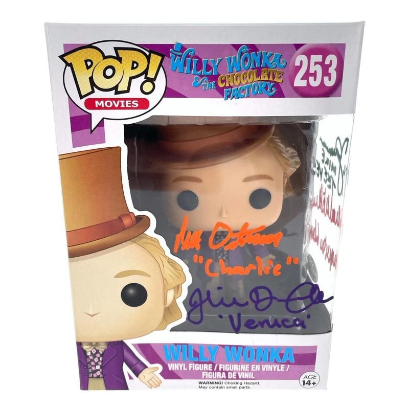 Willy Wonka & Chocolate Factory Kids x4 Signed Funko Pop JSA COA Autographed: Country of Origin: Vietnam,Industry: Movies,Personalize: No,Movie: Willy Wonka & The Chocolate Factory,Signed by: Peter Ostrum,Signed: Yes,Autograph Authentication: James Spence