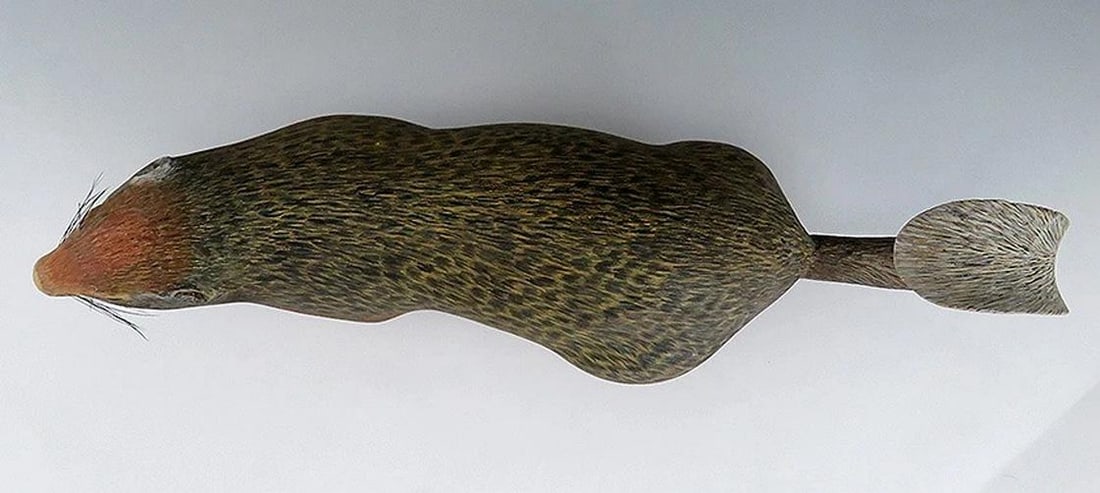 Realistic Hand Made Naturalist Ground Squirrel Museum Quality Wood Figure - 5