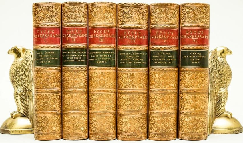 1857 Dyce's Shakespeare Romeo & Juliet Fine Leather Binding 9" Tall: Country of Origin: United States,Author: William Shakespeare,Binding: Leather,Language: English,Original/Facsimile: Original,Place of Publication: London,Publisher: Edward Moxon,Region: