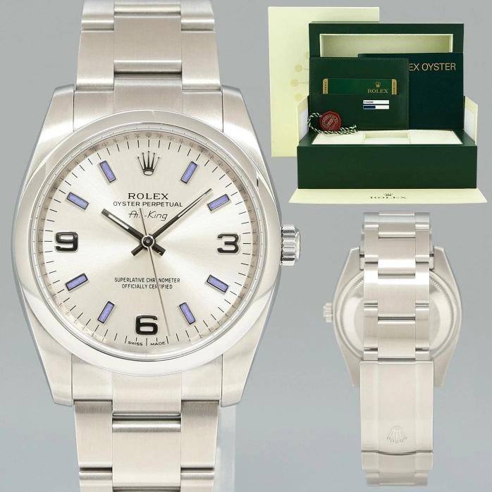 2019 PAPERS MINT Rolex Oyster Perpetual 34mm Green Oyster 114200 Watch Box: Condition: Pre-owned - Excellent,Brand: Rolex,Department: Men,Type: Wristwatch,Country of Origin: Switzerland 
