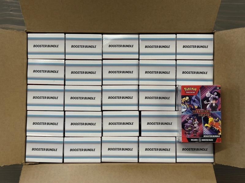 Pokemon Destined Rivals (SV10) Booster Bundle CASE! 25 Bundles - 150 Packs: Condition: New/Factory Sealed: A brand-new, unused, unopened, undamaged item (including handmade items). See the seller's listing for full details. ,Convention/Event: AlienCon,Card Size: