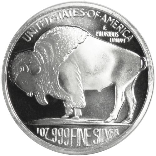 Lot of 40 - 1 Troy oz Buffalo .999 Fine Silver Round 2 Full Rolls - 3