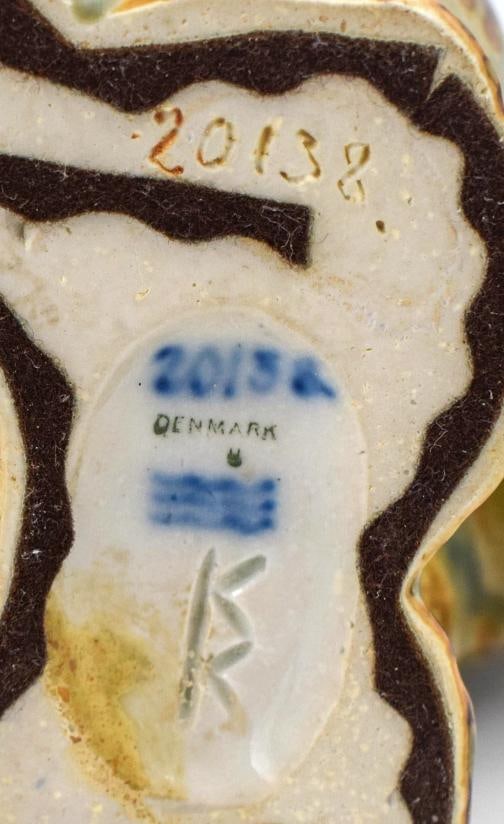 Royal Copenhagen Knud Kyhn Stoneware Art Deco Large Elephant, Signed - 6