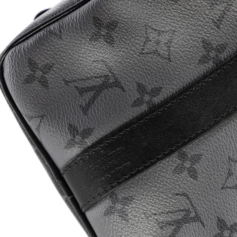 Louis Vuitton Keepall Bandouliere Bag Reverse Monogram Eclipse Canvas 35 - 6