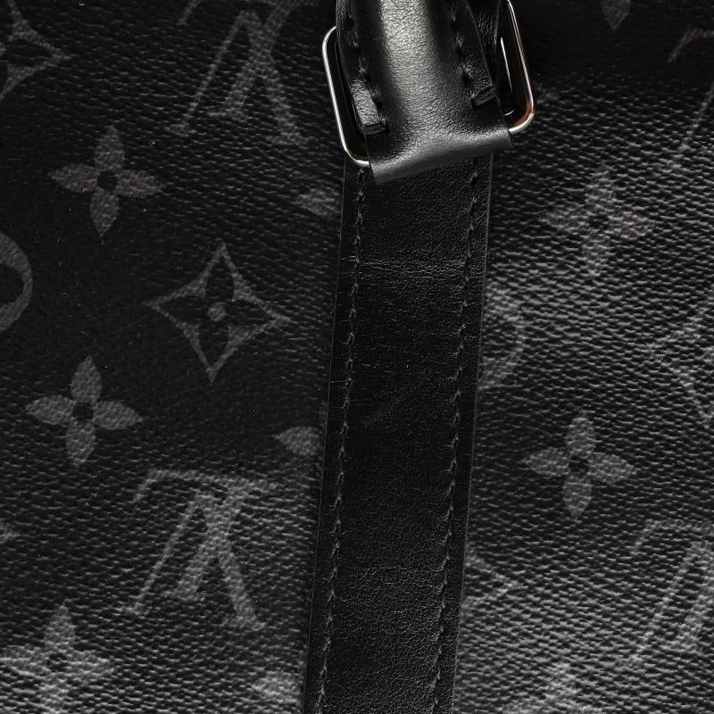 Louis Vuitton Keepall Bandouliere Bag Reverse Monogram Eclipse Canvas 35 - 8