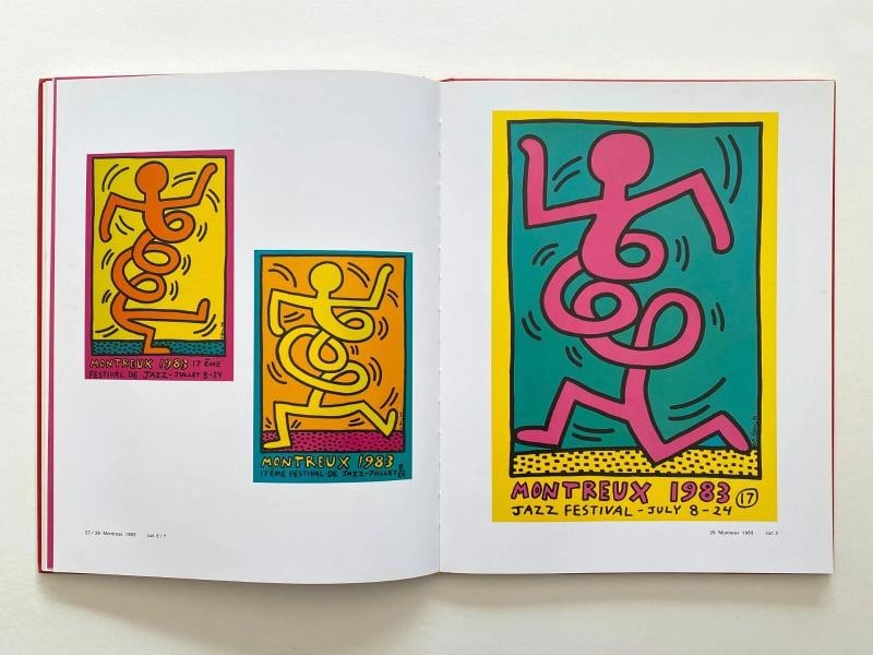 KEITH HARING RARE 1ST EDITION POSTERS CATALOGUE RAISONNE HARDCOVER POP ART BOOK - 7