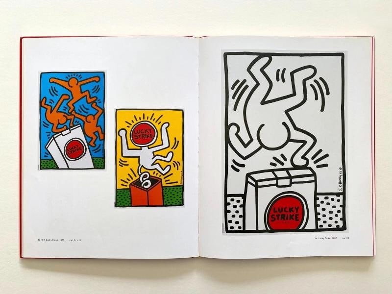 KEITH HARING RARE 1ST EDITION POSTERS CATALOGUE RAISONNE HARDCOVER POP ART BOOK - 9