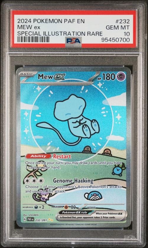 2024 POKEMON PAF EN-PALDEAN FATES SPECIAL ILLUSTRATION RARE #232 MEW EX PSA 10: Condition: Graded - PSA 10: Professionally graded ,Graded: Yes,Set: 2024 POKEMON PAF EN-PALDEAN FATES,Game: PokÃÂ©mon TCG,Character: MEW EX,Card Name: MEW EX,Grade: 10,Professional