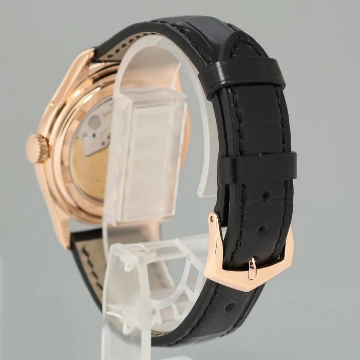 MINT Patek Philippe Rose Gold Annual Calendar 5035r Black Roman 37mm Watch Box - 4