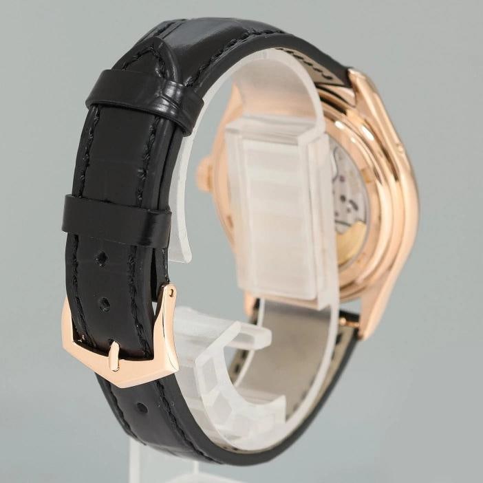 MINT Patek Philippe Rose Gold Annual Calendar 5035r Black Roman 37mm Watch Box - 6